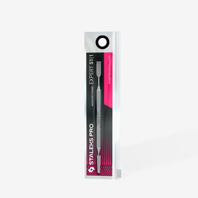 EXPERT 51 TYPE 1 Manicure pusher (straight flat and loop pusher) | Staleks