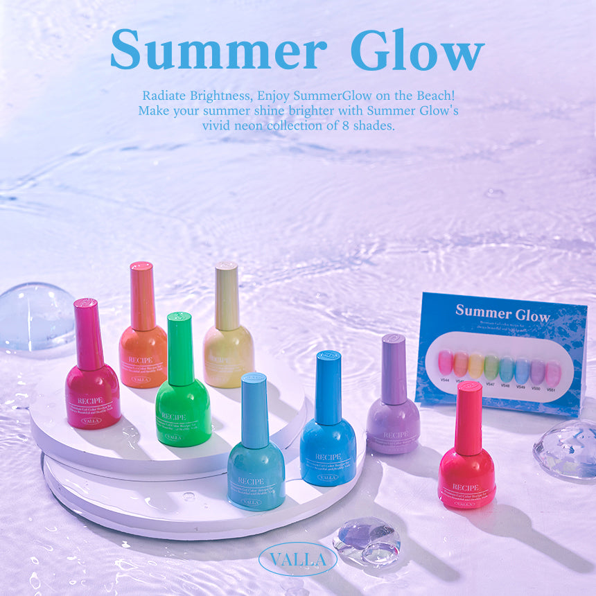 VALLA Summer glow Collection 8 pcs set | Valla