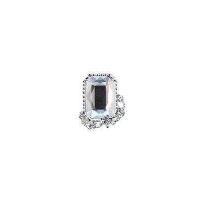 Make.N Crystal Bouquet Swarovski Frame Parts set Square Frame set (08-4Silver) | Make.N