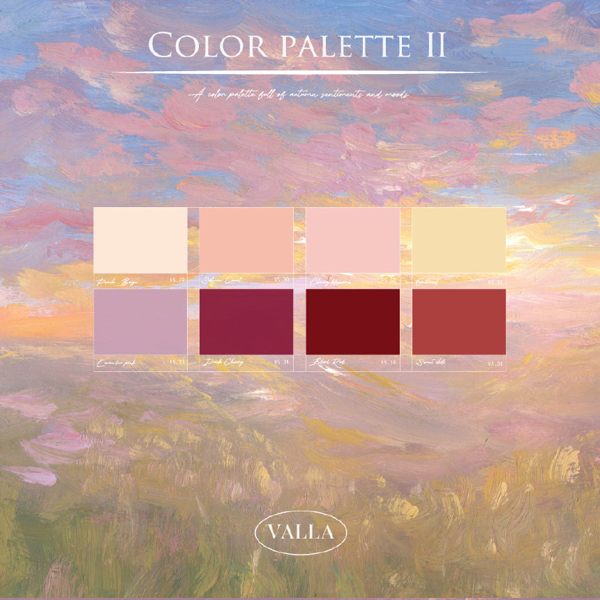 VALLA Color Palette 2 Collection 8 pcs set | Valla