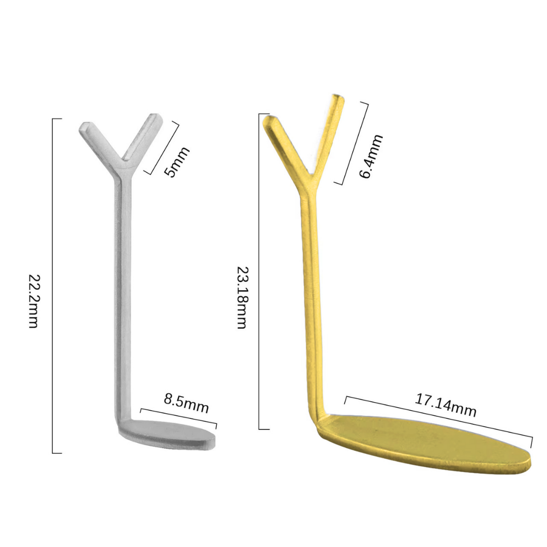 Ijzeren Cat eye Y-tool – hartjes design | The BLOOOM