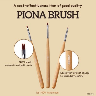 Piona Brush Set - 3 stuks | Mayo
