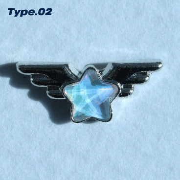 Make.N My Universe Parts 91.2 Heart Lock Nail Charm | Make.N