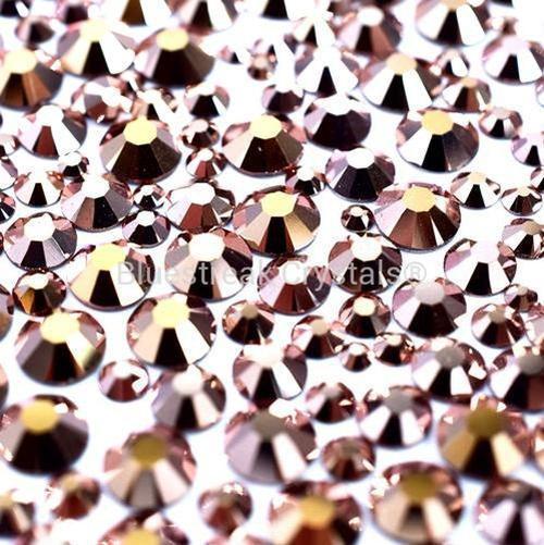 Preciosa Flatback Crystals Mix Size Crystal Capri Gold