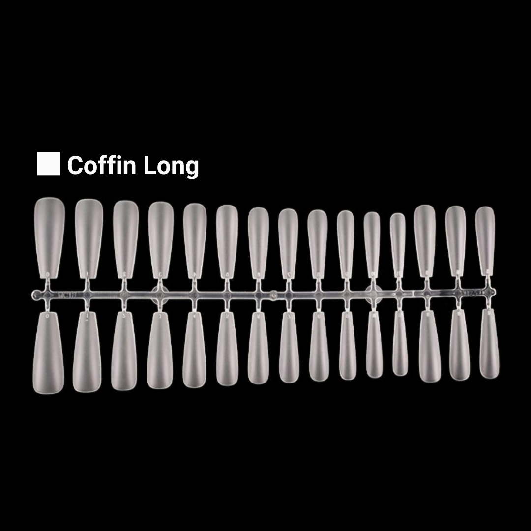 RIPOSO Just 10 Tip Matte Coffin slim Long 300 pcs | Risposo