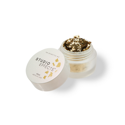 Gold Metallic Leaf Flakes | The GelBottle