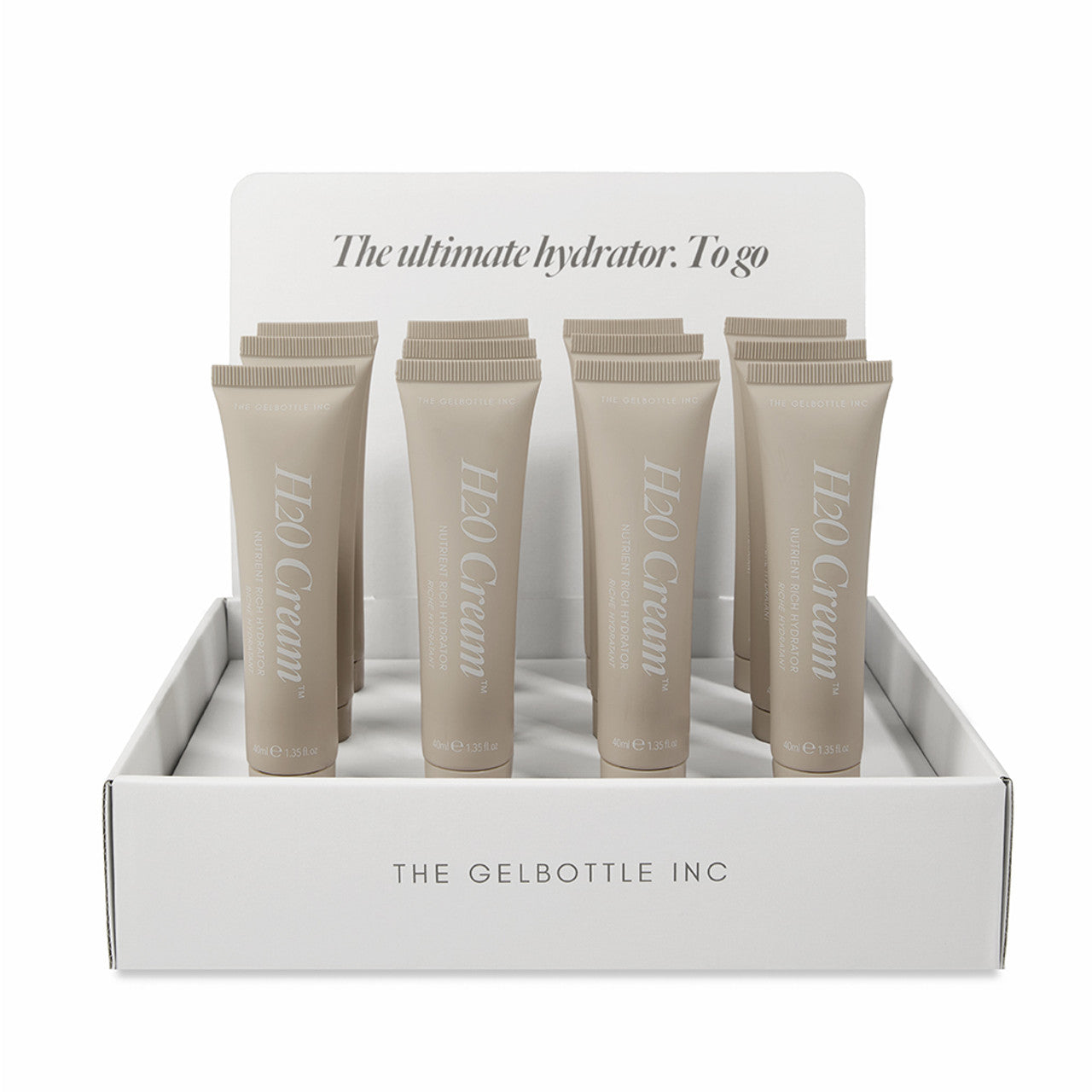 H2O Cream™ MINI Display (12 Stuks) | The GelBottle