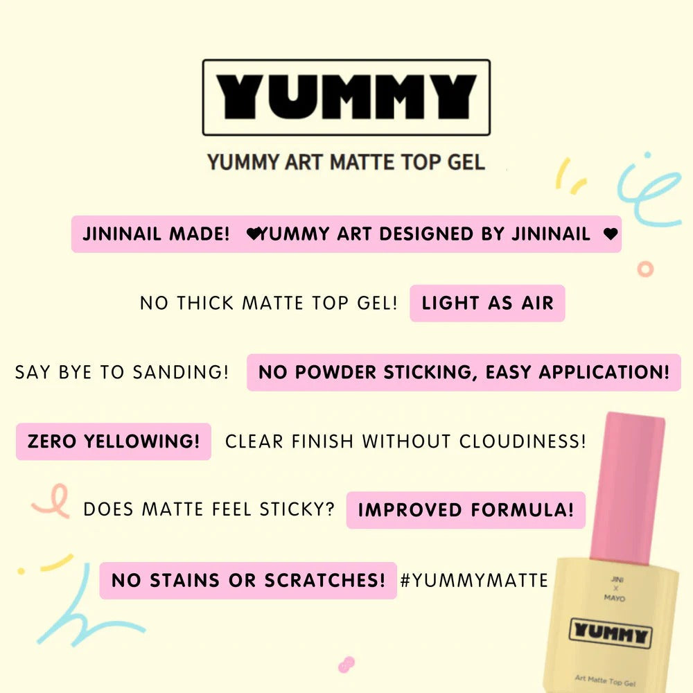 Yummy Matte Top Gel | Yogo