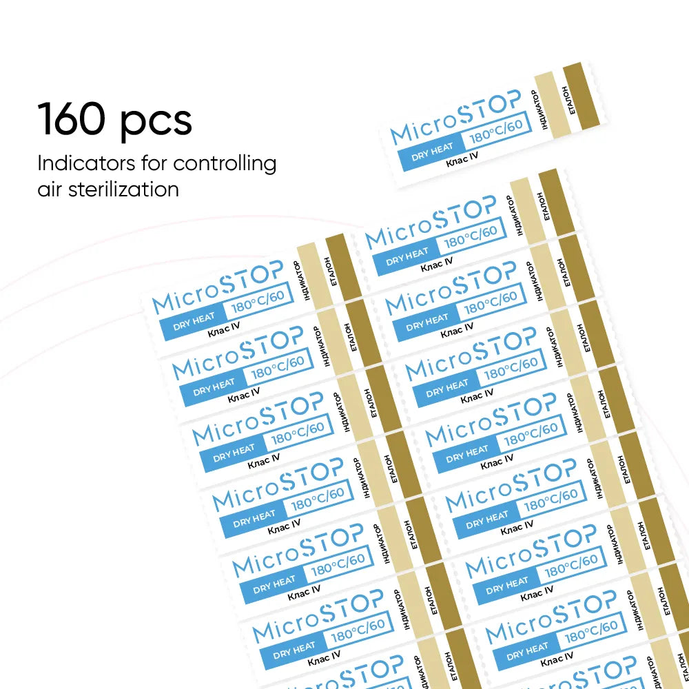 MicroSTOP PRO Sterilisatiezakjes met (sticker) indicator - 100 pcs | MicroSTOP