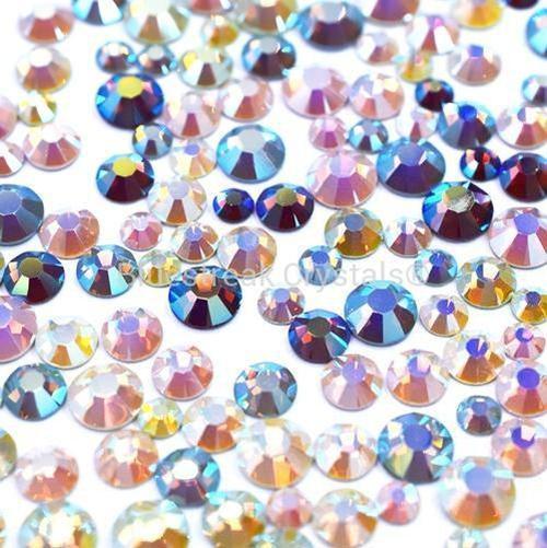 Preciosa Flatback Crystals Mix Opal AB | Bluestreak Crystals