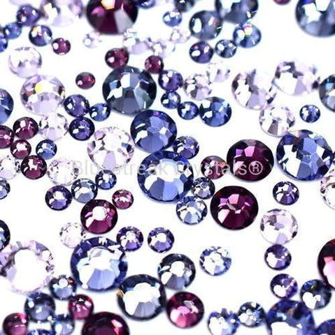 Preciosa Flatback Crystals Mix Lavender