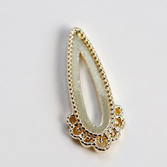 Make.N Corner Lace Swarovski Frame Parts Gold en Silver Sunflower Stone Frame set (08-4Gold) | Make.N