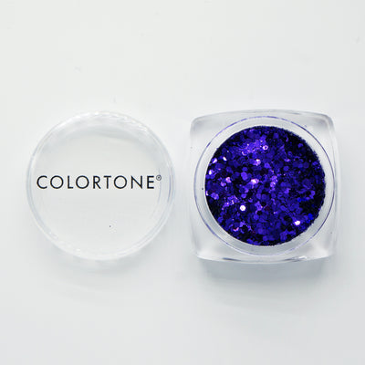 The Color Purple - Medium Mix Glitter Potje | Colortone