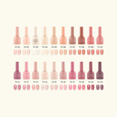 VALLA Solid 100 Non-Wipe Color Collection 100pcs/set | Valla