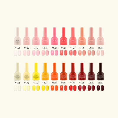 VALLA Solid 100 Non-Wipe Color Collection 100pcs/set | Valla