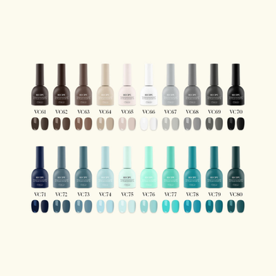 VALLA Solid 100 Non-Wipe Color Collection 100pcs/set | Valla