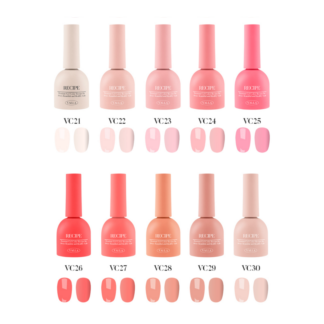 VALLA Solid gel Coral Pink collection | Valla