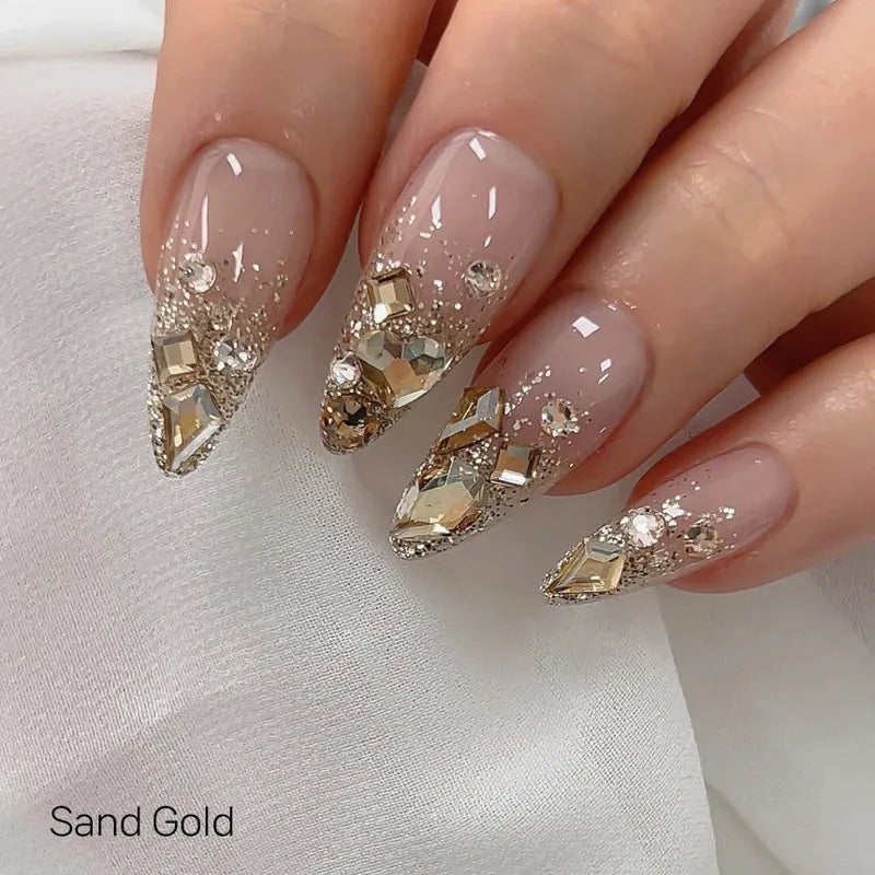 Nudi Glitter Gel Gold Nailbayo DOI | Nailbayo