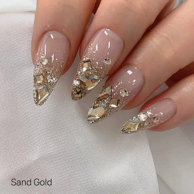 Nudi Glitter Gel Gold Nailbayo DOI | Nailbayo