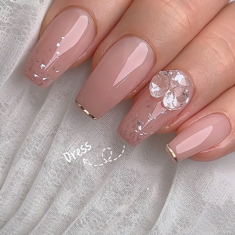 Glitter Gel Dress Nailbayo DOI | Nailbayo