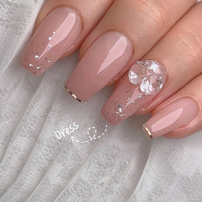 Glitter Gel Dress Nailbayo DOI | Nailbayo