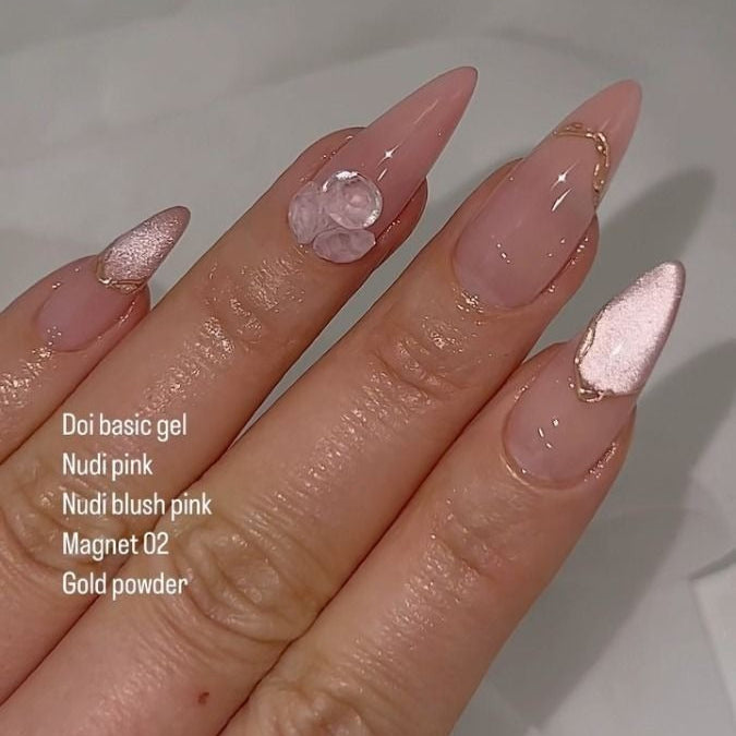 Nudi Gel Blush Pink Nailbayo DOI | Nailbayo