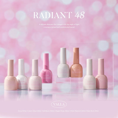 VALLA Glitter RADIANT 48 Edition 4 Elegant Nude Glitter set | Valla