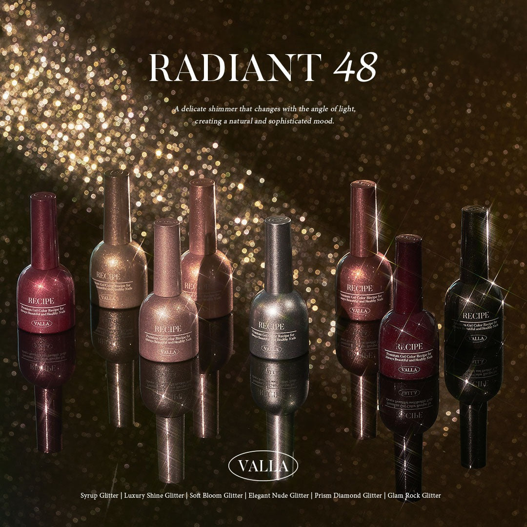 VALLA RADIANT 48 Edition 6 Glam Rock Glitter set | Valla