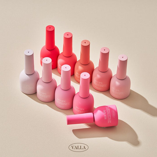 VALLA Solid gel Coral Pink collection