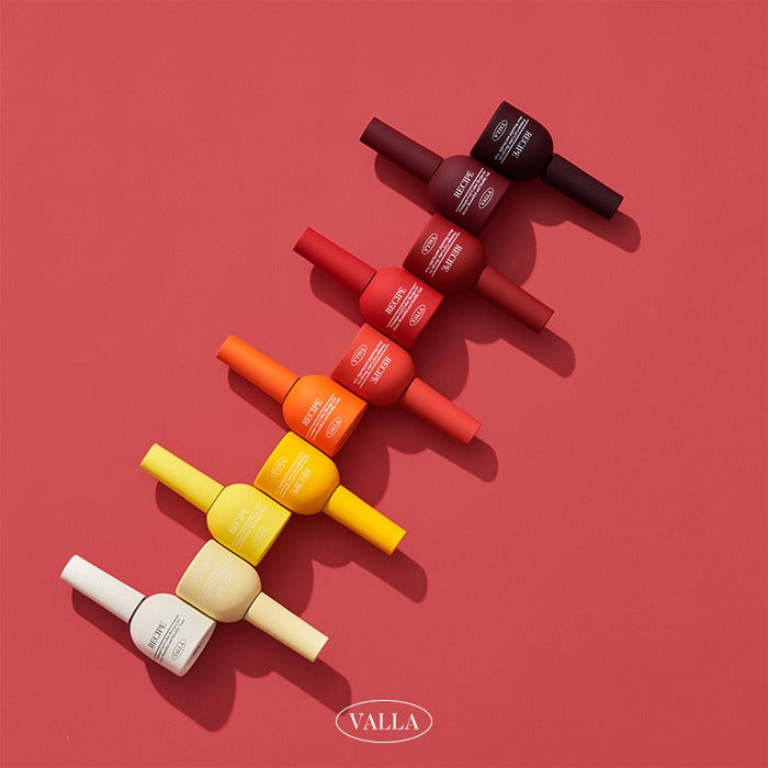 VALLA Solid gel Yellow - Red collection | Valla