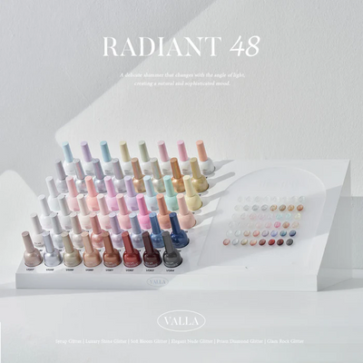 VALLA Glitter RADIANT 48 Edition Full SET 48pcs | Valla