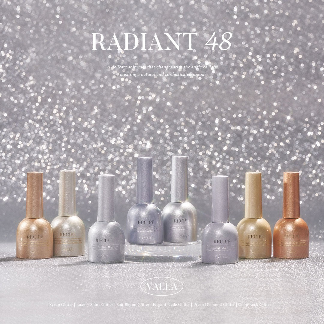 VALLA Glitter RADIANT 48 Edition 2 Luxury Shine Glitter set | Valla