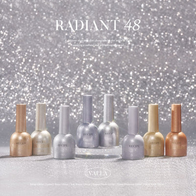VALLA Glitter RADIANT 48 Edition 2 Luxury Shine Glitter set | Valla