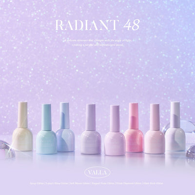 VALLA RADIANT 48 Edition 3 Soft Bloom Glitter set | Valla