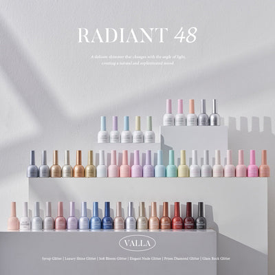 VALLA Glitter RADIANT 48 Edition Full SET 48pcs | Valla