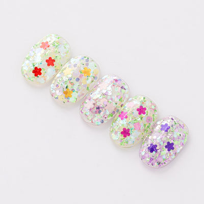 Flower Cakegel Series 1 Glitter (5 kleuren - CA76-80) | Mithmillo