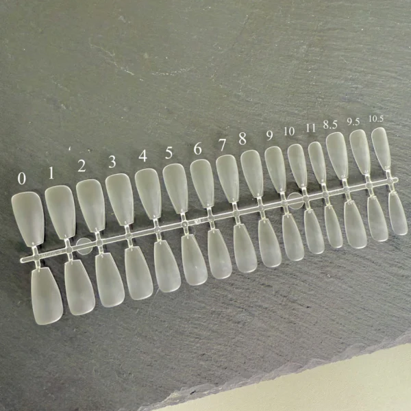 RIPOSO Just 10 Tip Matte Coffin medium 300 pcs | Risposo