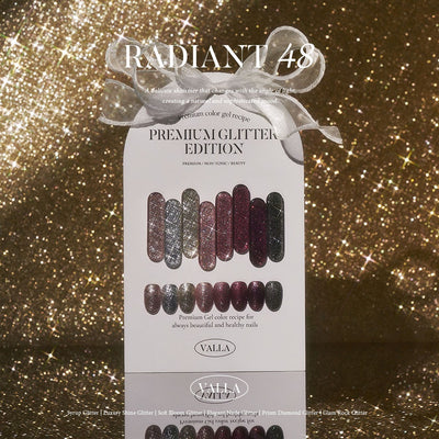 VALLA Glitter RADIANT 48 Edition Full SET 48pcs | Valla