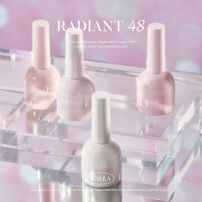 VALLA Glitter RADIANT 48 Edition 4 Elegant Nude Glitter set | Valla