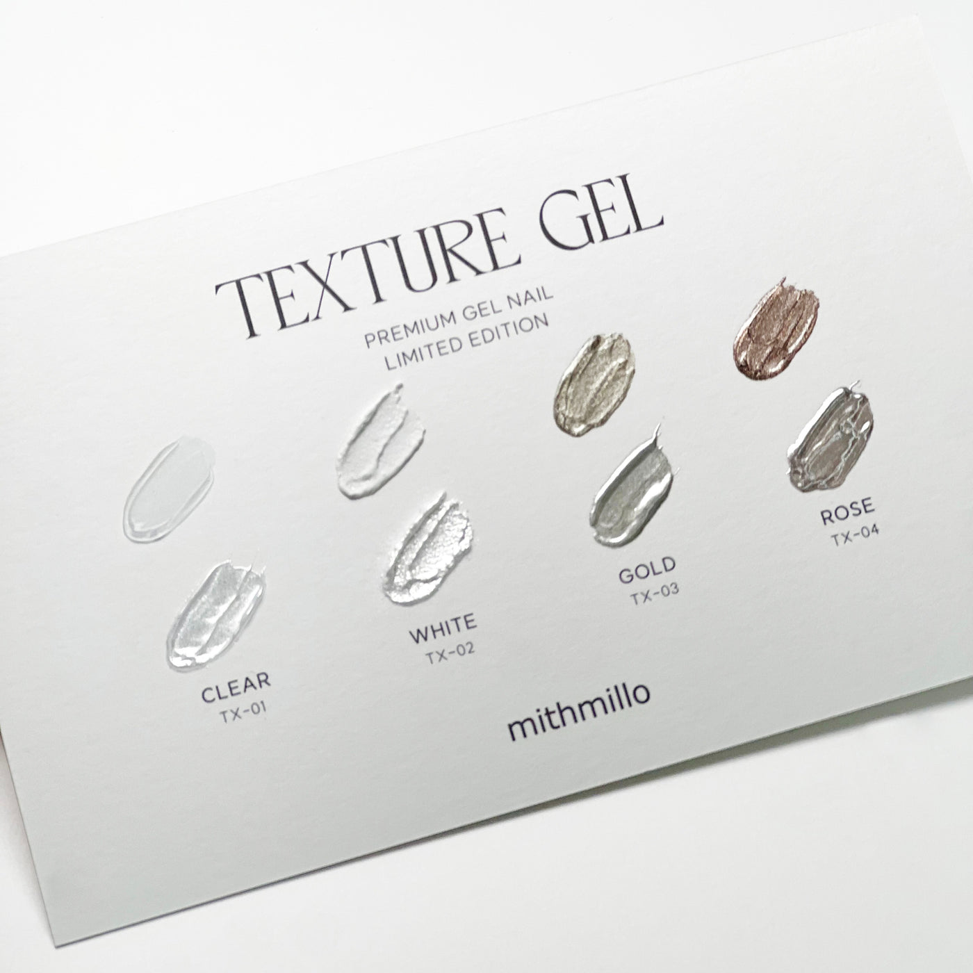 Texture Gel Jar Type (4 kleuren) | Mithmillo