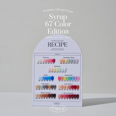 VALLA Syrup 67 Color Edition 67pcs set | Valla