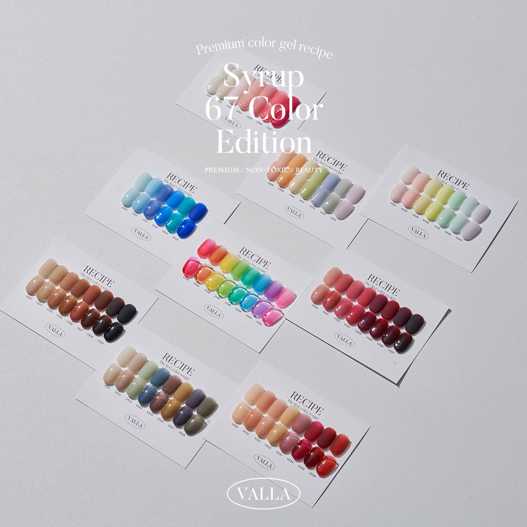 VALLA Syrup 67 Color Edition 67pcs set | Valla