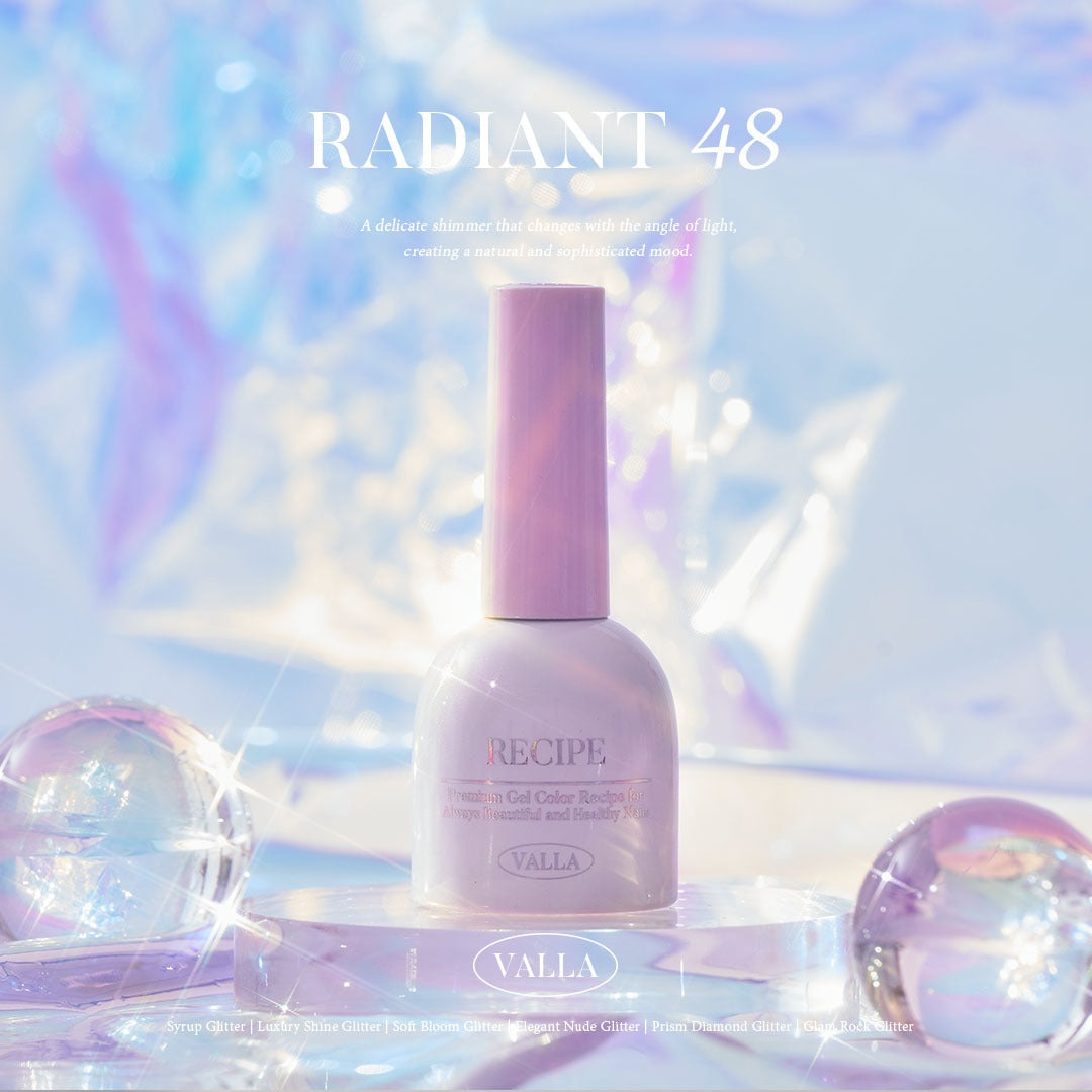 VALLA Glitter RADIANT 48 Edition 1 Syrup Glitter set | Valla