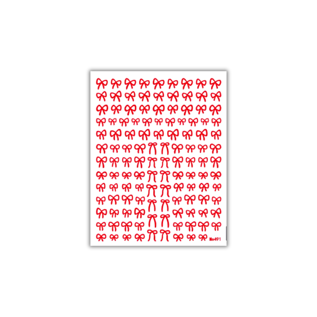 Strikjes stickers Rood | The BLOOOM