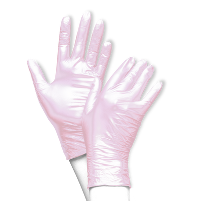 Pearl pink Nitril Handschoenen 100 stuks - Unigloves
