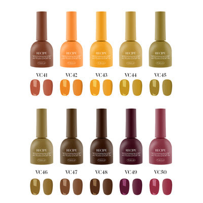 VALLA Solid gel Khaki brown collection | Valla