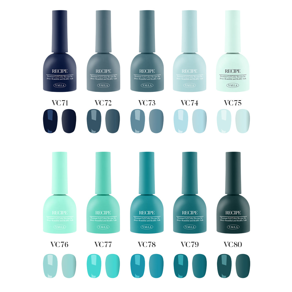 VALLA Solid gel Mint collection | Valla