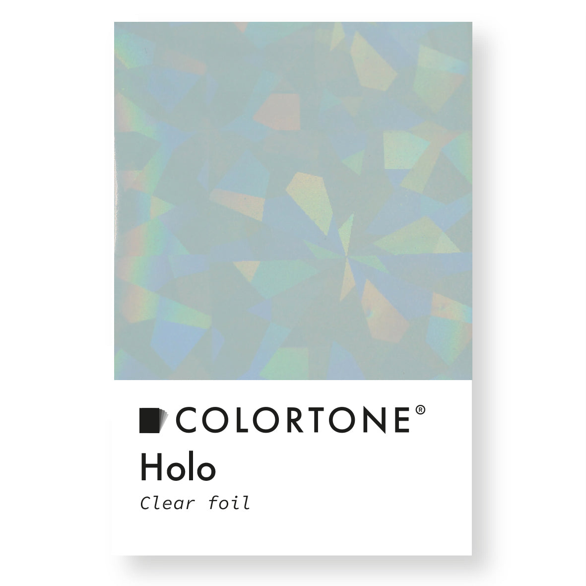 Clear Holo Foil - Multicolor