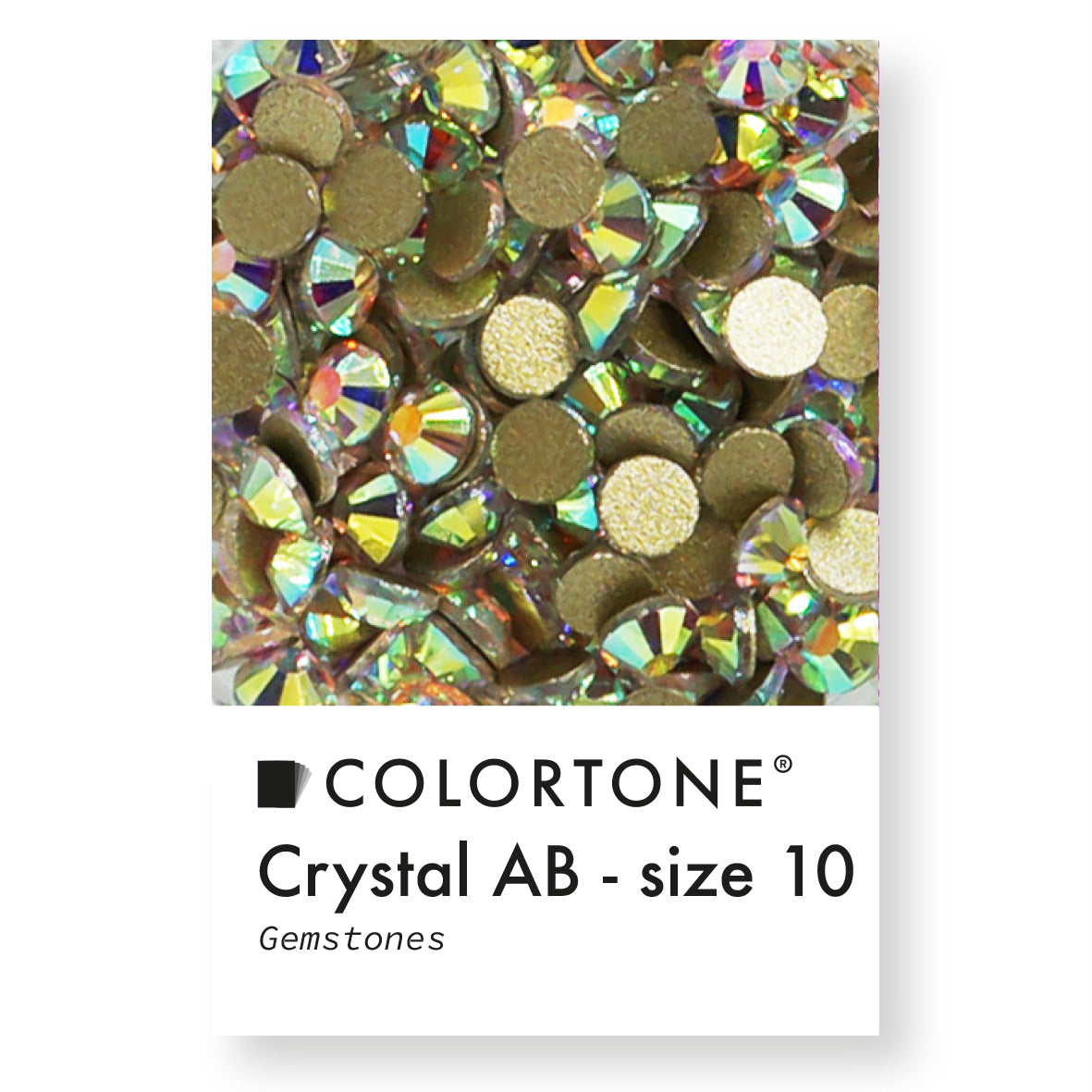 Crystal Aurora Borealis Gemstones - Size 10
