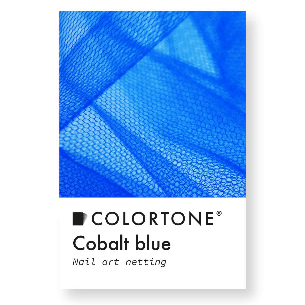 Nail art netting - COBALT BLUE